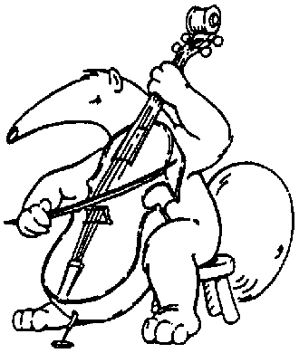 Anteater Cellist